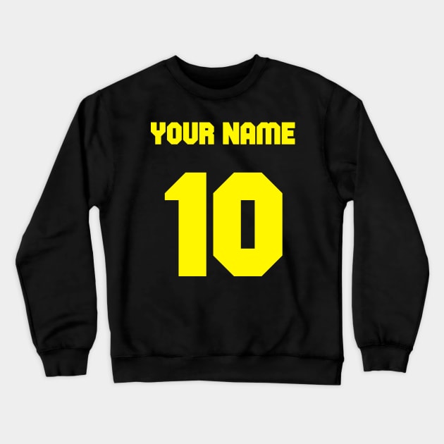 Custom Request Football, Soccer, Basketball, Sports - Your name, Number and Color Crewneck Sweatshirt by Lumos19Studio